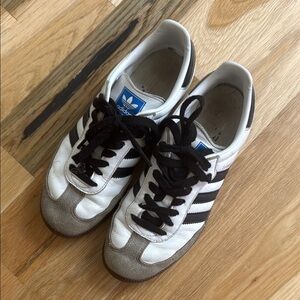 Adidas White and Black Sneakers Classic Design